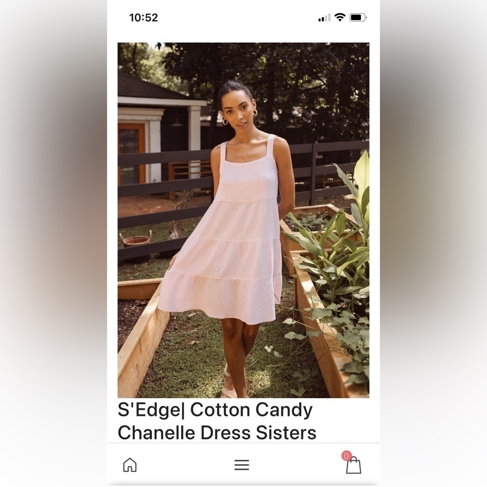 S'Edge| Cotton Candy Chanelle Dress size S
